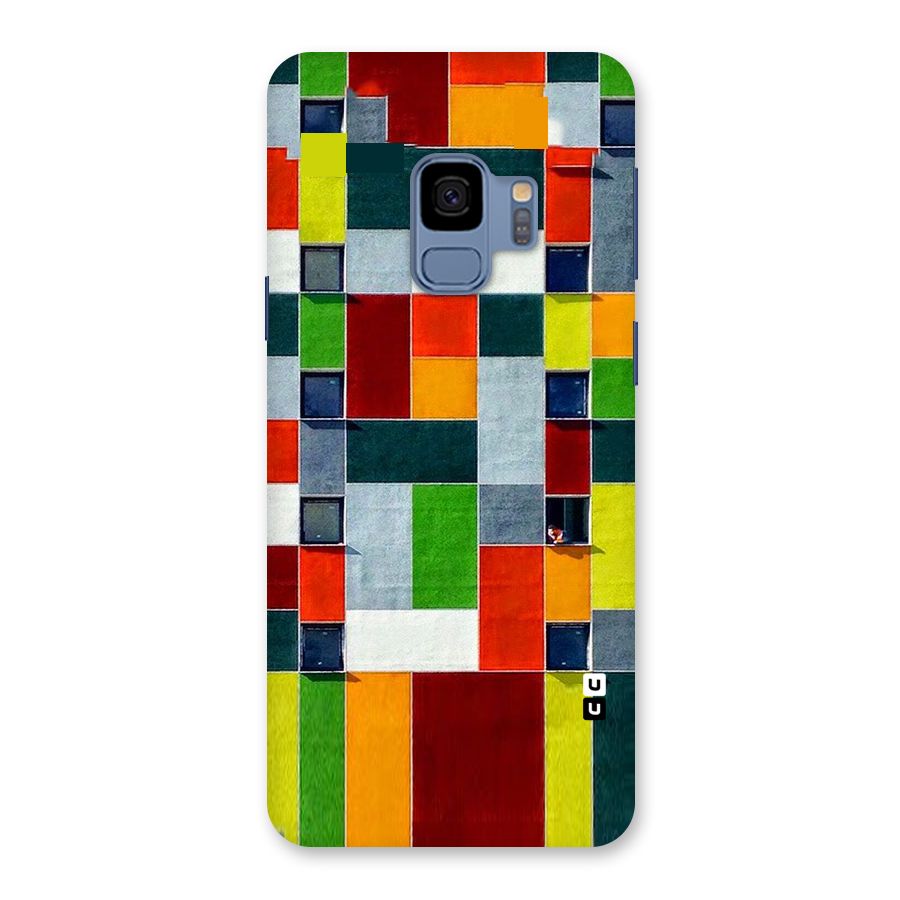 Block Color Design Back Case for Galaxy S9