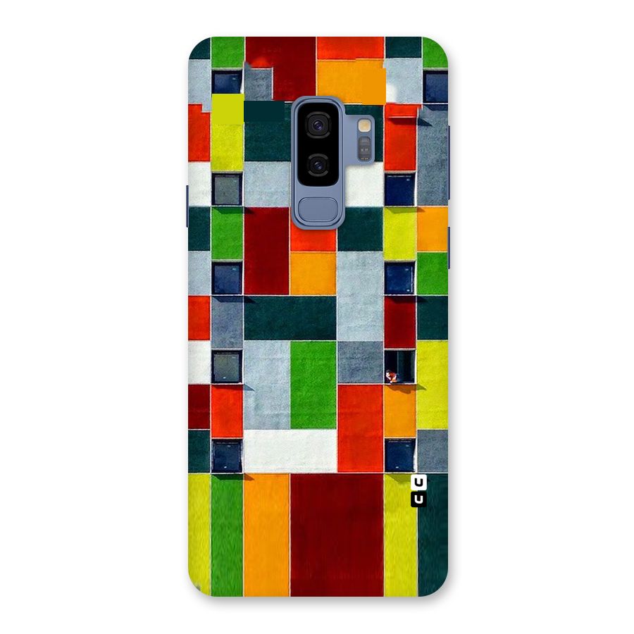 Block Color Design Back Case for Galaxy S9 Plus