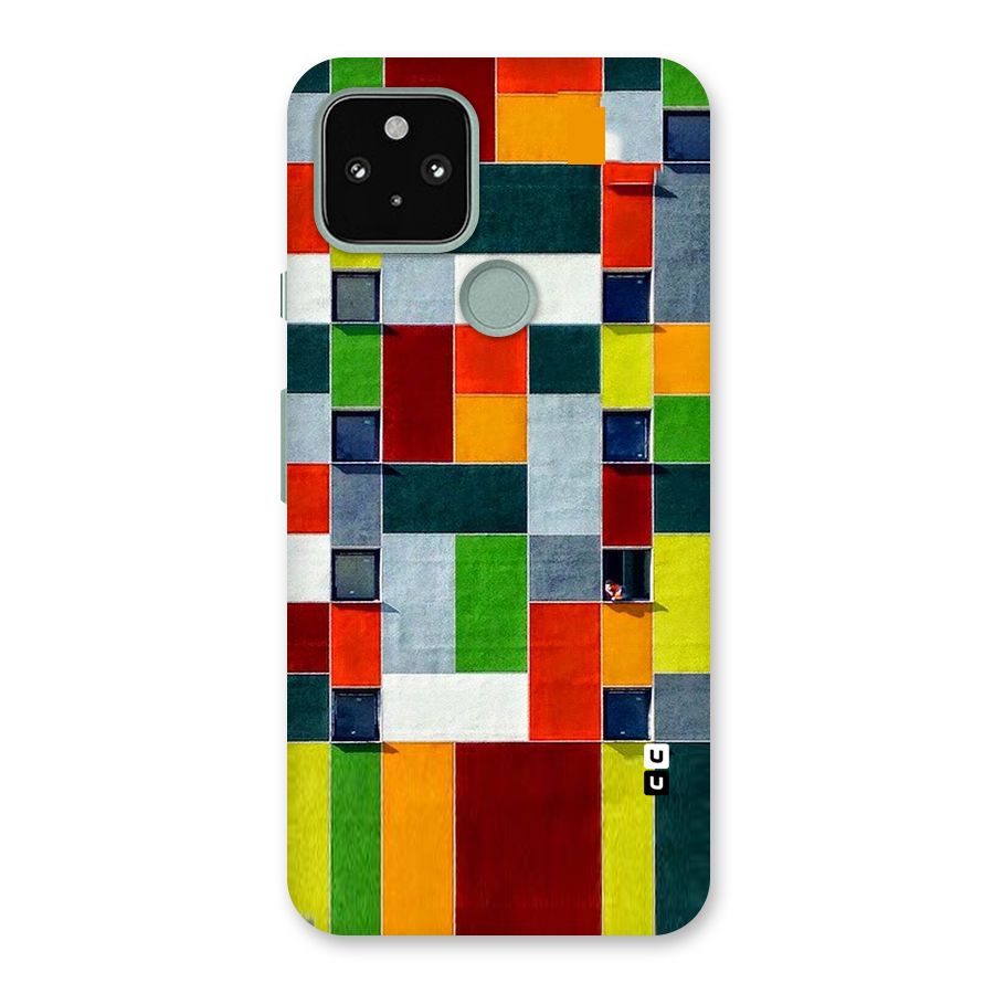 Block Color Design Back Case for Google Pixel 5