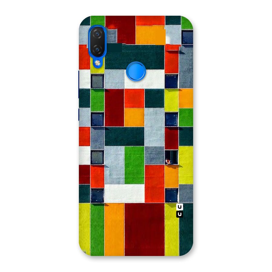 Block Color Design Back Case for Huawei P Smart+