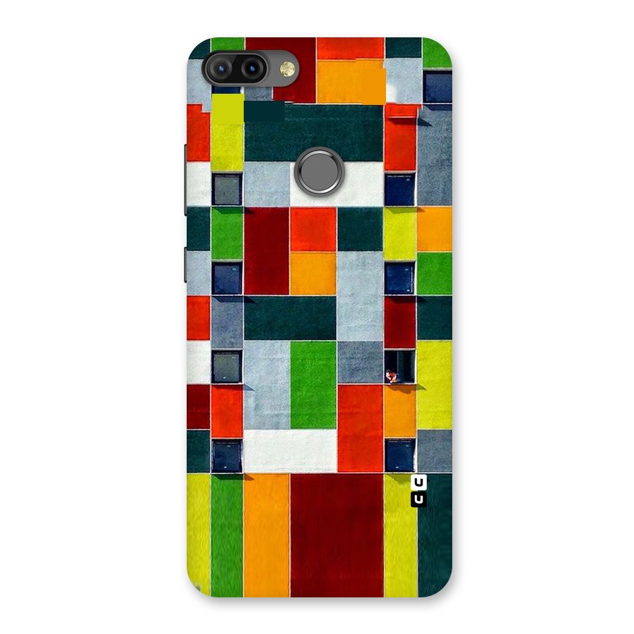 Block Color Design Back Case for Infinix Hot 6 Pro