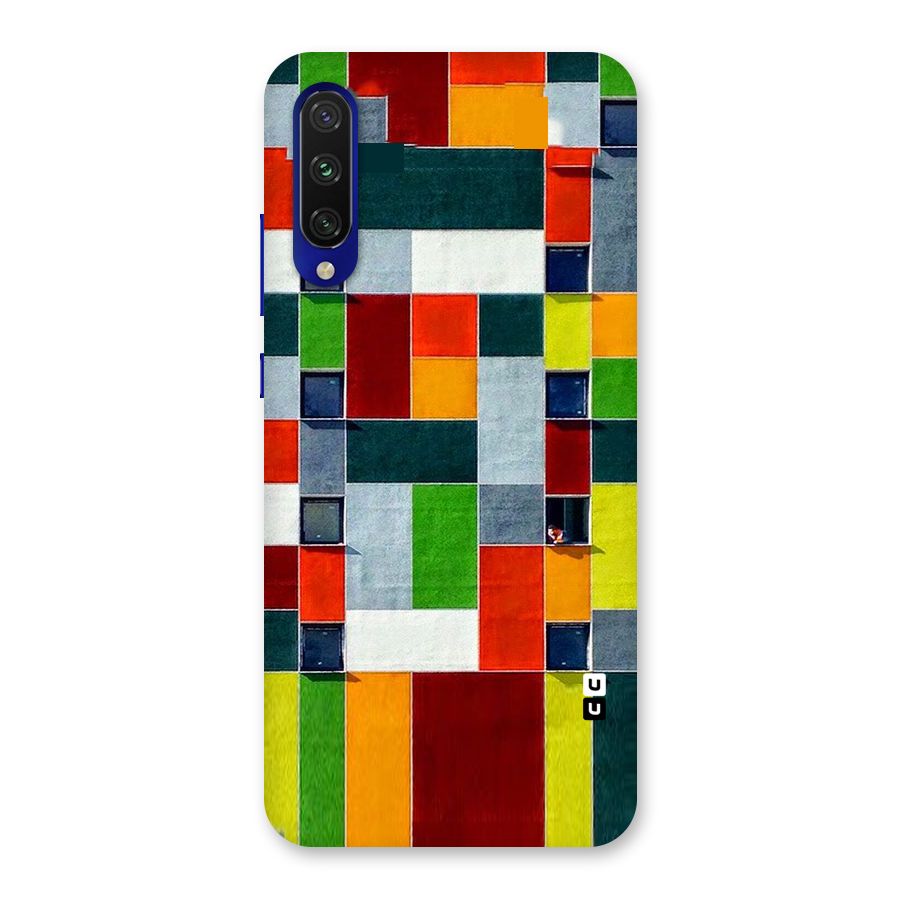 Block Color Design Back Case for Mi A3