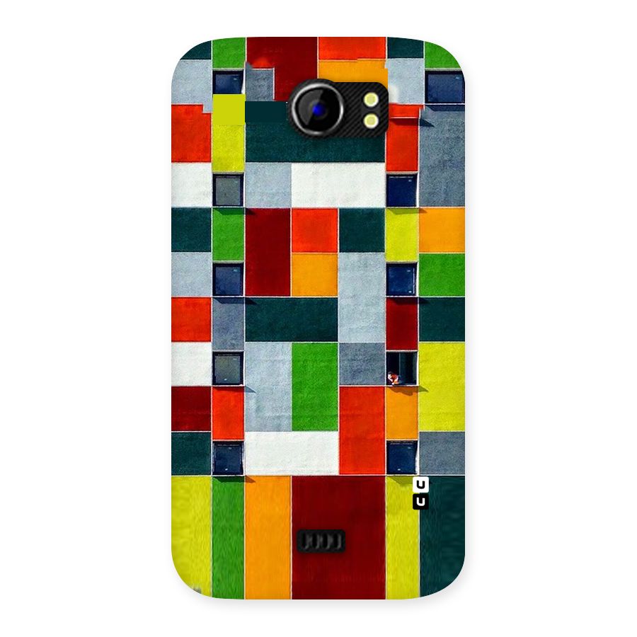 Block Color Design Back Case for Micromax Canvas 2 A110