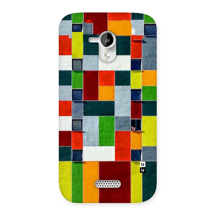 Block Color Design Back Case for Micromax Canvas HD A116