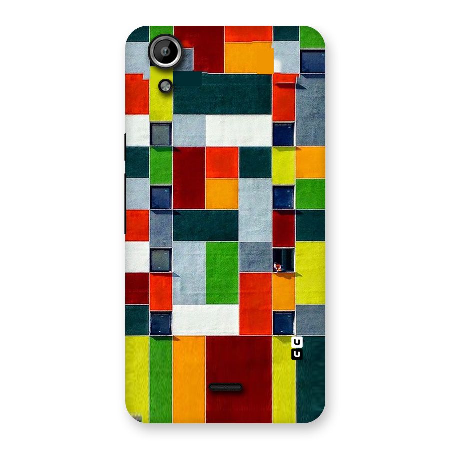 Block Color Design Back Case for Micromax Canvas Selfie Lens Q345
