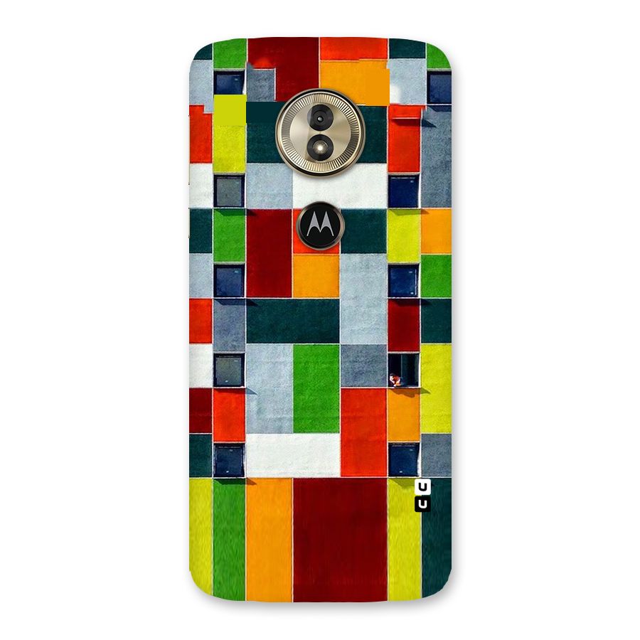 Block Color Design Back Case for Moto G6 Play