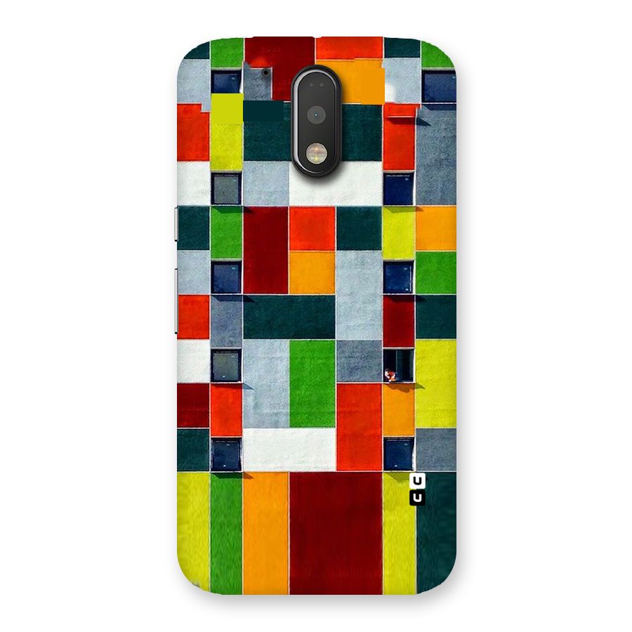 Block Color Design Back Case for Motorola Moto G4