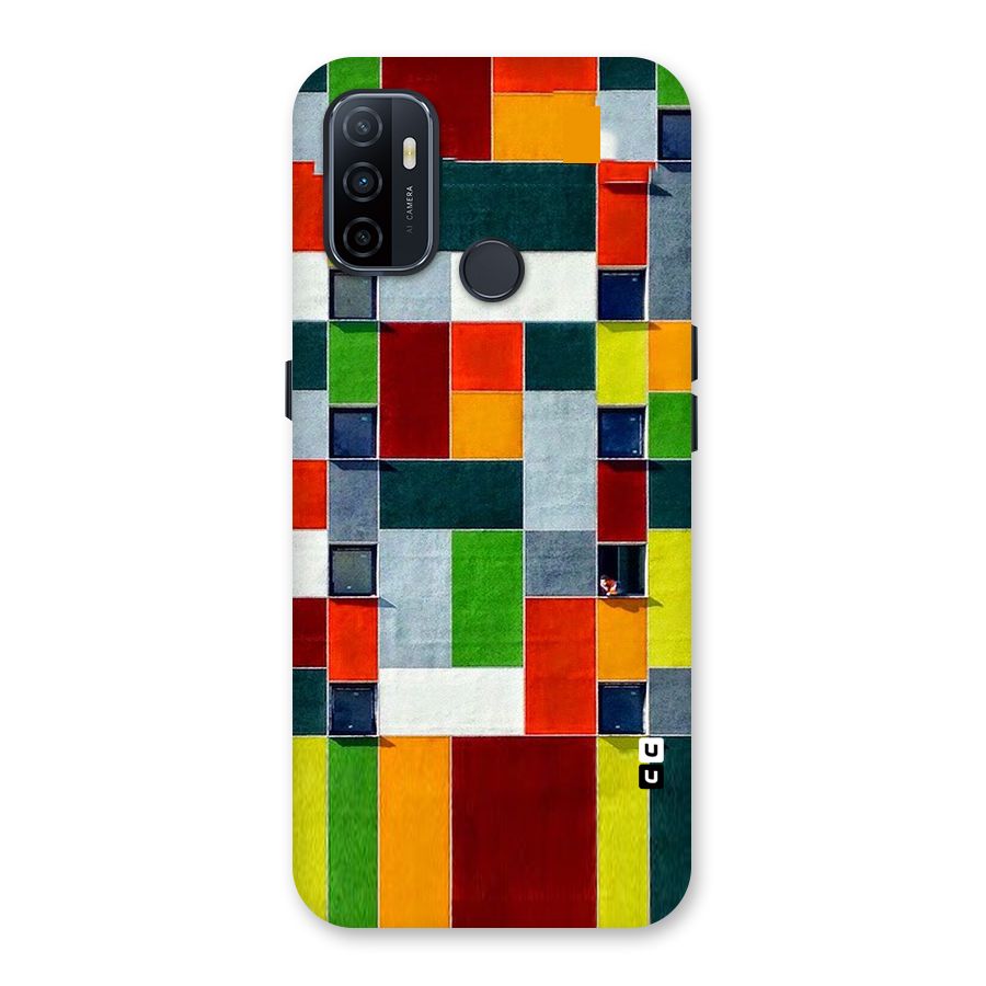 Block Color Design Back Case for Oppo A32