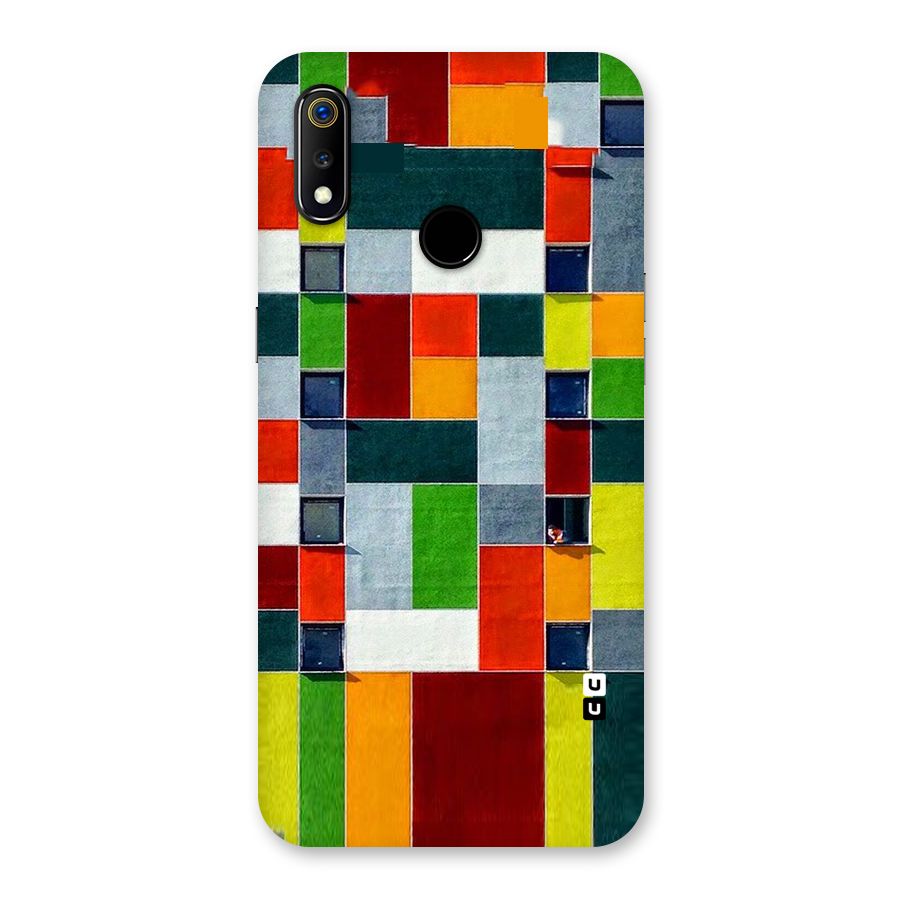 Block Color Design Back Case for Realme 3