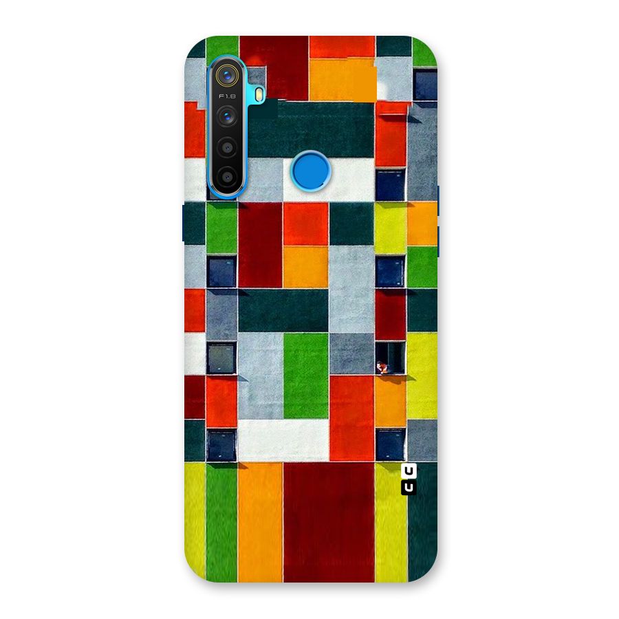 Block Color Design Back Case for Realme 5