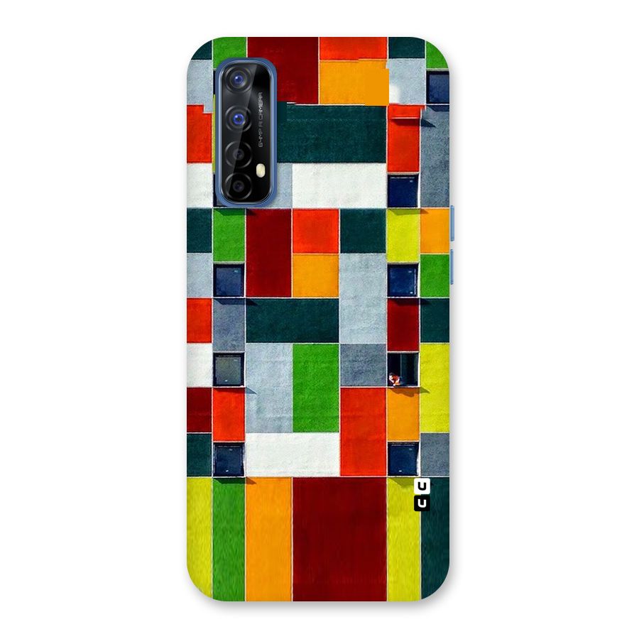 Block Color Design Back Case for Realme 7