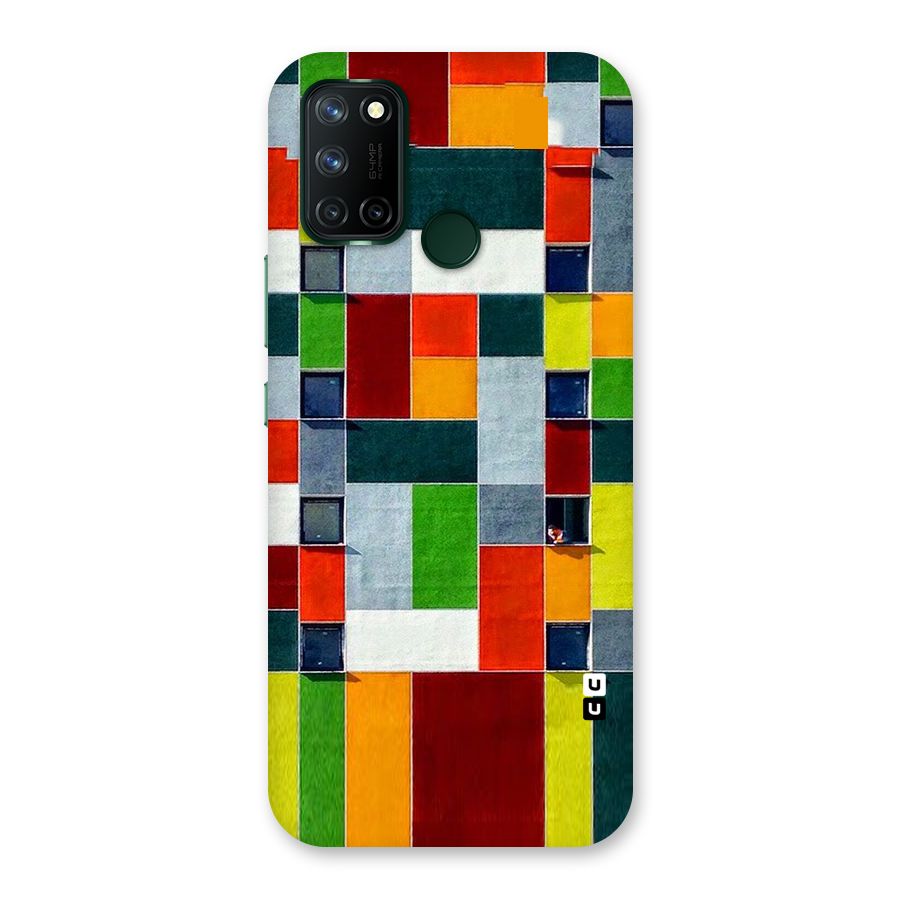 Block Color Design Back Case for Realme 7i