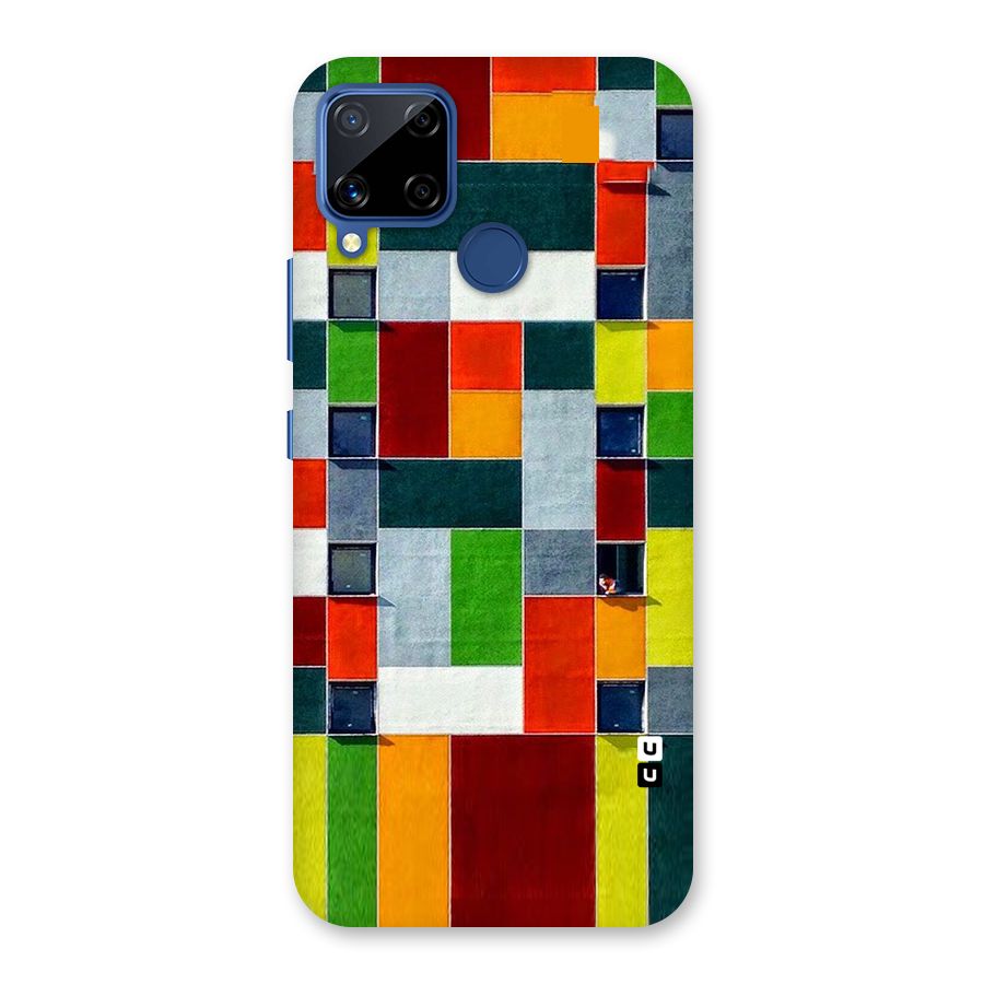 Block Color Design Back Case for Realme C15