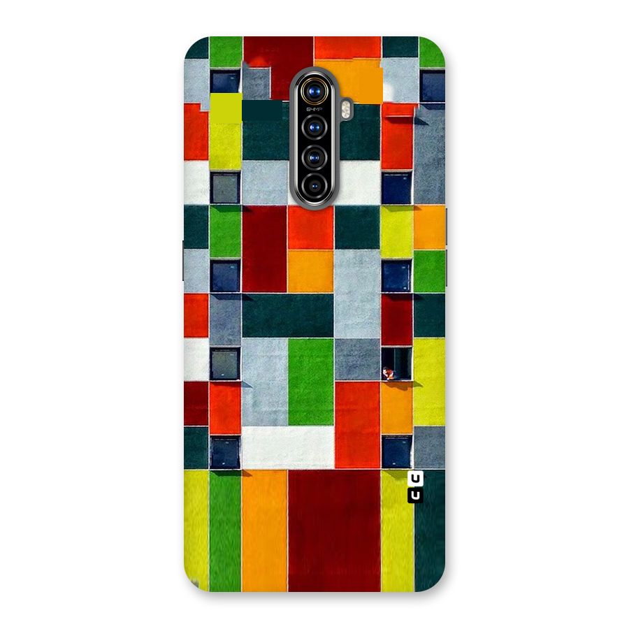 Block Color Design Back Case for Realme X2 Pro