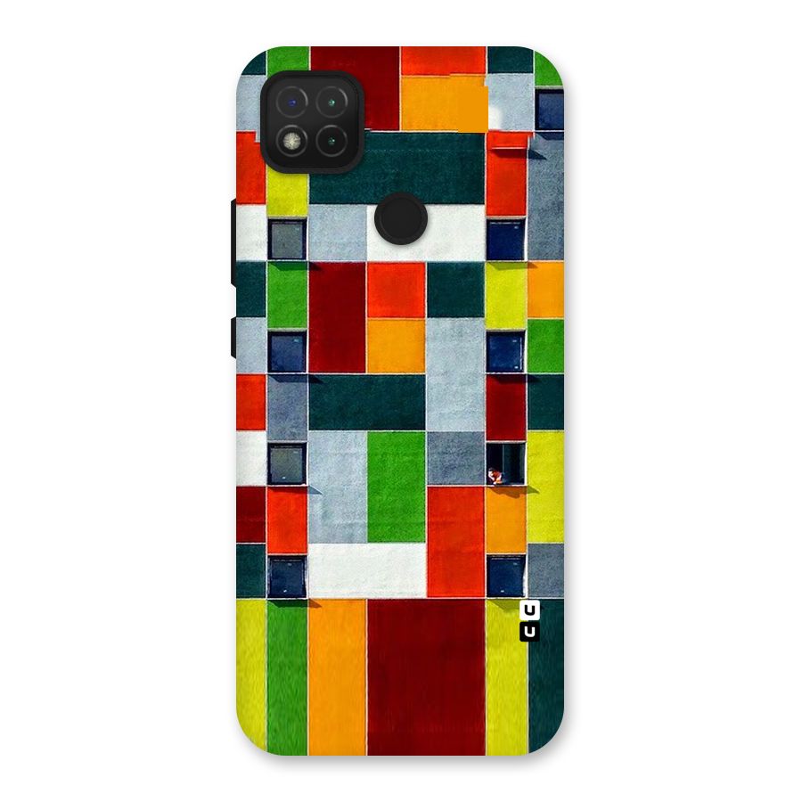 Block Color Design Back Case for Redmi 9C