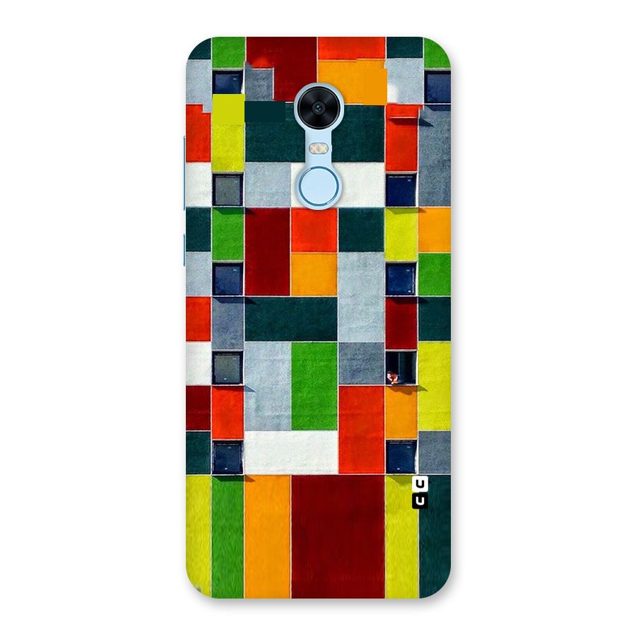 Block Color Design Back Case for Redmi Note 5