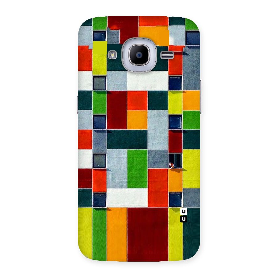 Block Color Design Back Case for Samsung Galaxy J2 2016