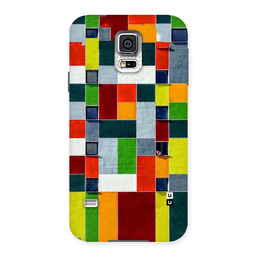 Block Color Design Back Case for Samsung Galaxy S5