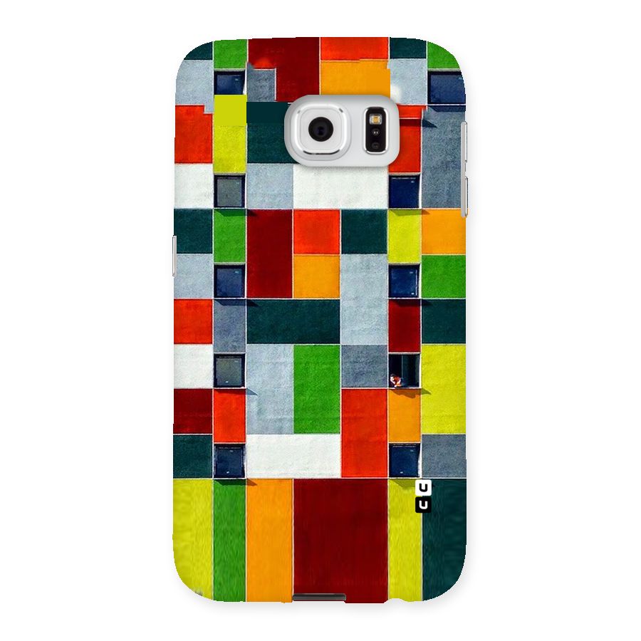 Block Color Design Back Case for Samsung Galaxy S6