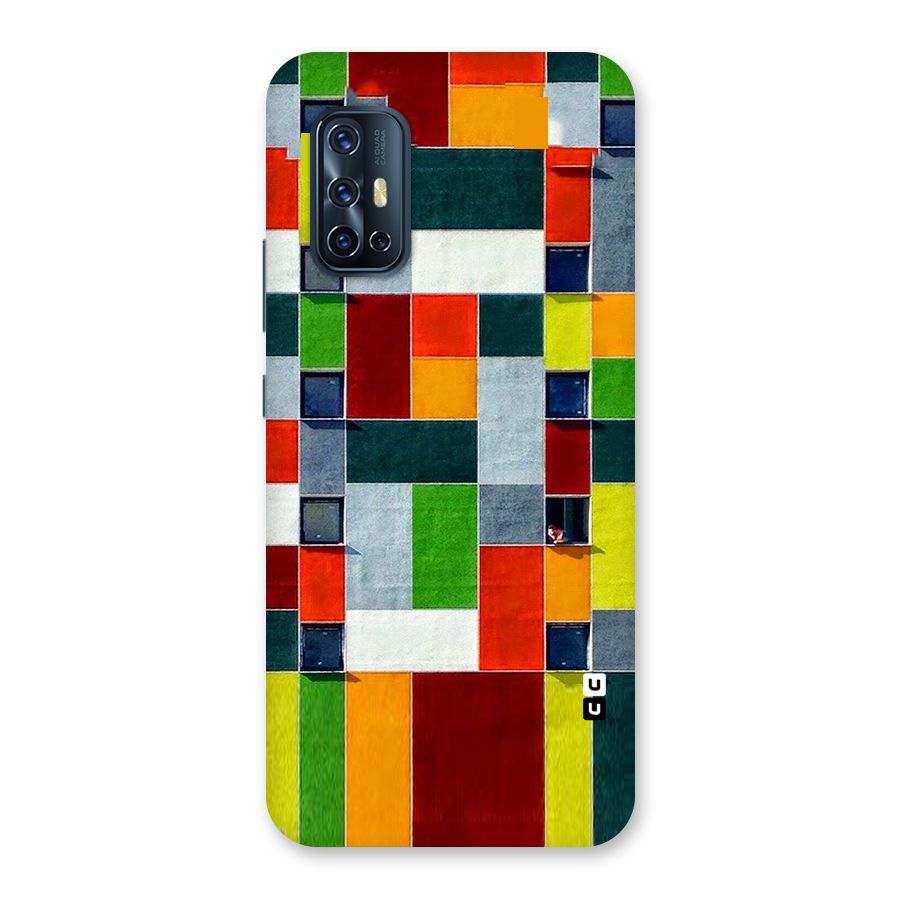 Block Color Design Back Case for Vivo V17