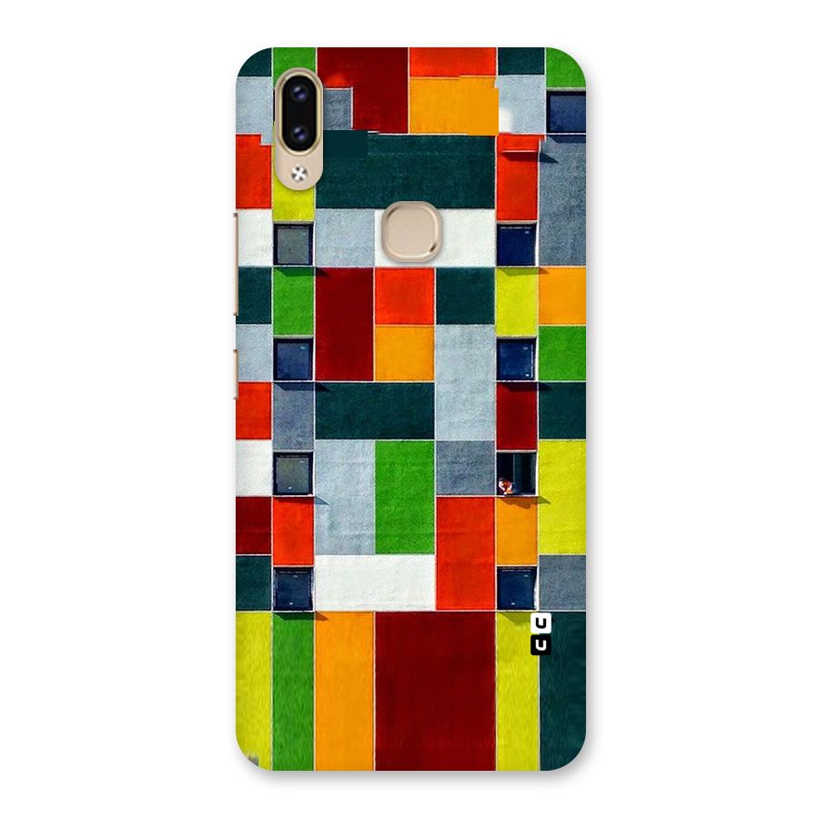 Block Color Design Back Case for Vivo V9 Youth