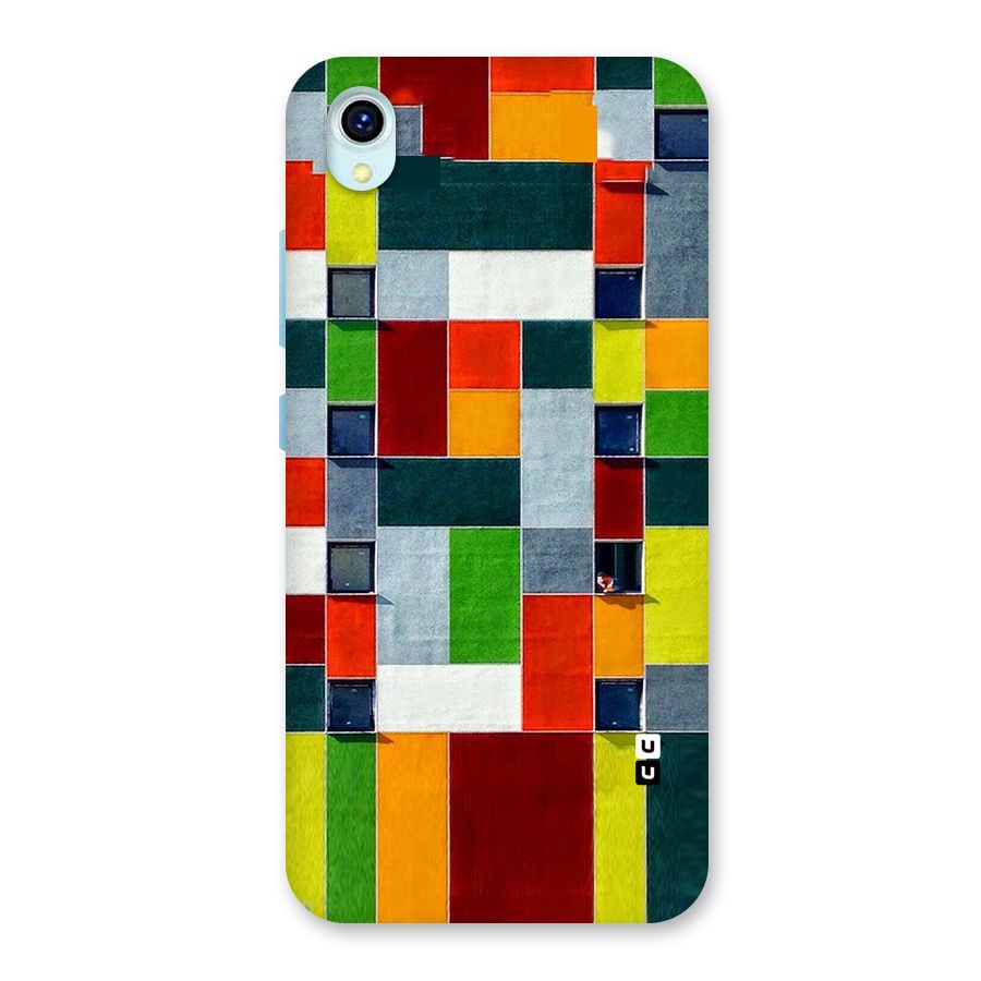 Block Color Design Back Case for Vivo Y1s