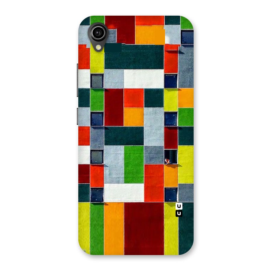 Block Color Design Back Case for Vivo Y90