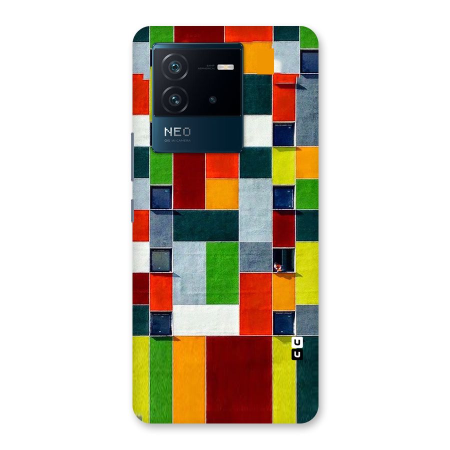 Block Color Design Back Case for Vivo iQOO Neo 6 5G