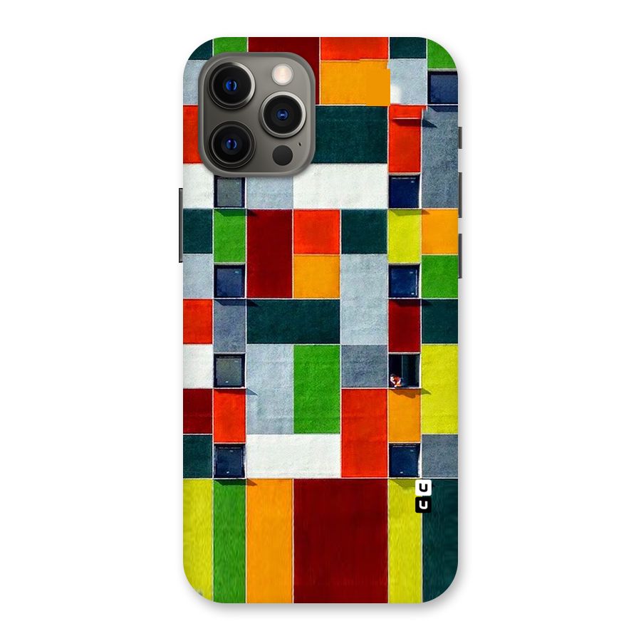 Block Color Design Back Case for iPhone 12 Pro Max