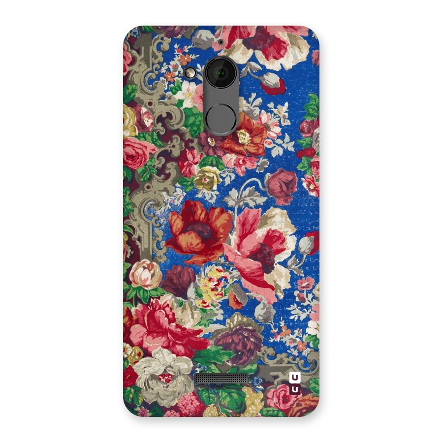 Block Printed Flowers Back Case for Coolpad Note 5