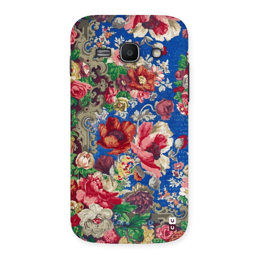 Block Printed Flowers Back Case for Galaxy Ace 3