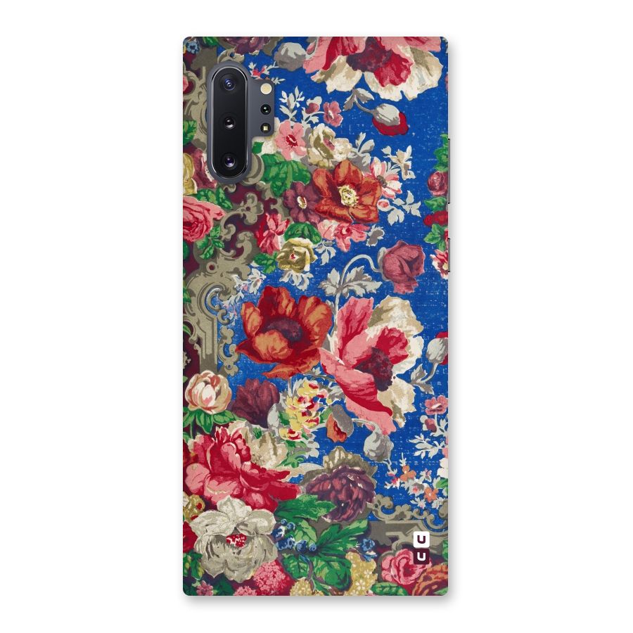 Block Printed Flowers Back Case for Galaxy Note 10 Plus