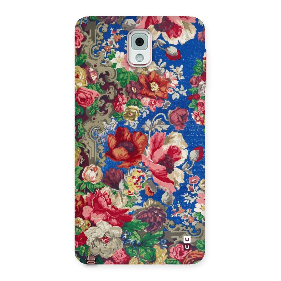 Block Printed Flowers Back Case for Galaxy Note 3
