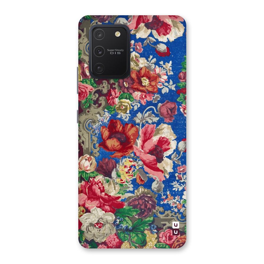 Block Printed Flowers Back Case for Galaxy S10 Lite