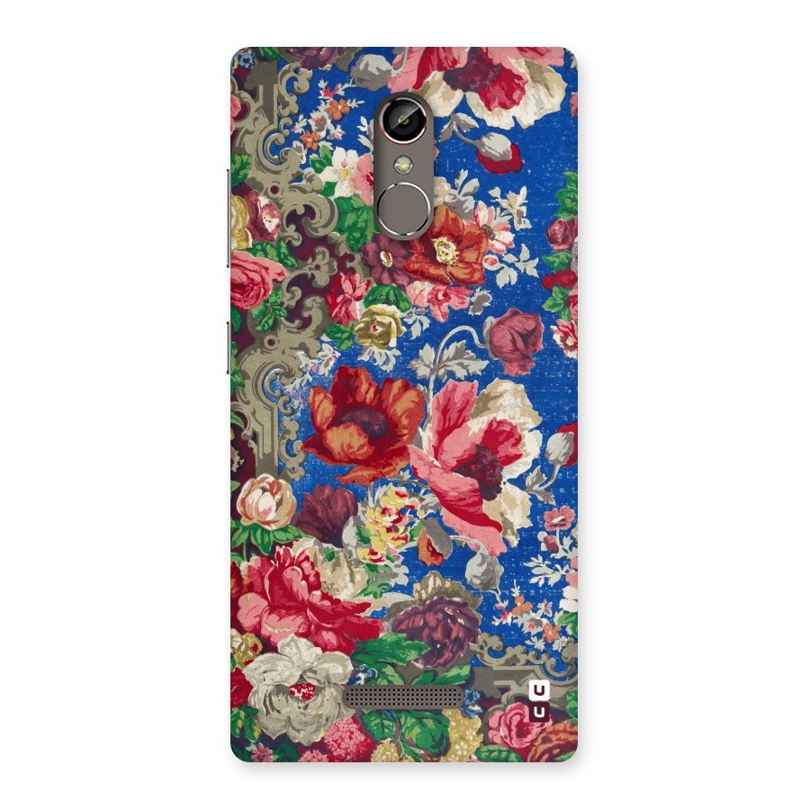 Block Printed Flowers Back Case for Gionee S6s