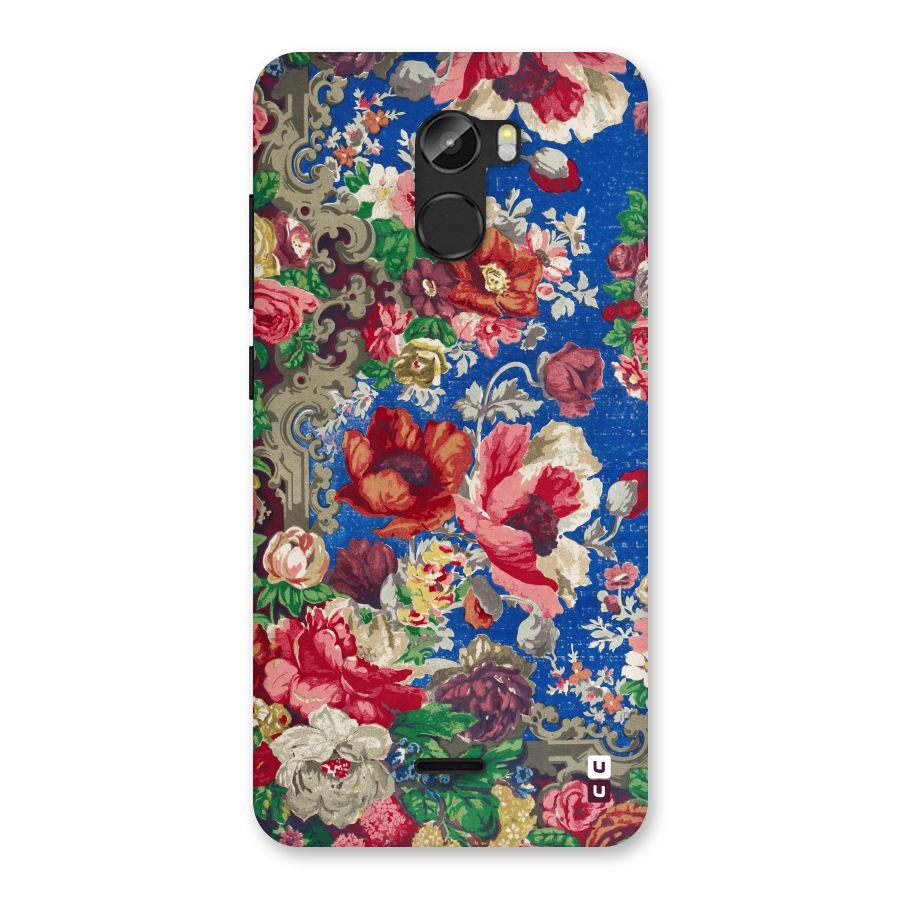 Block Printed Flowers Back Case for Gionee X1