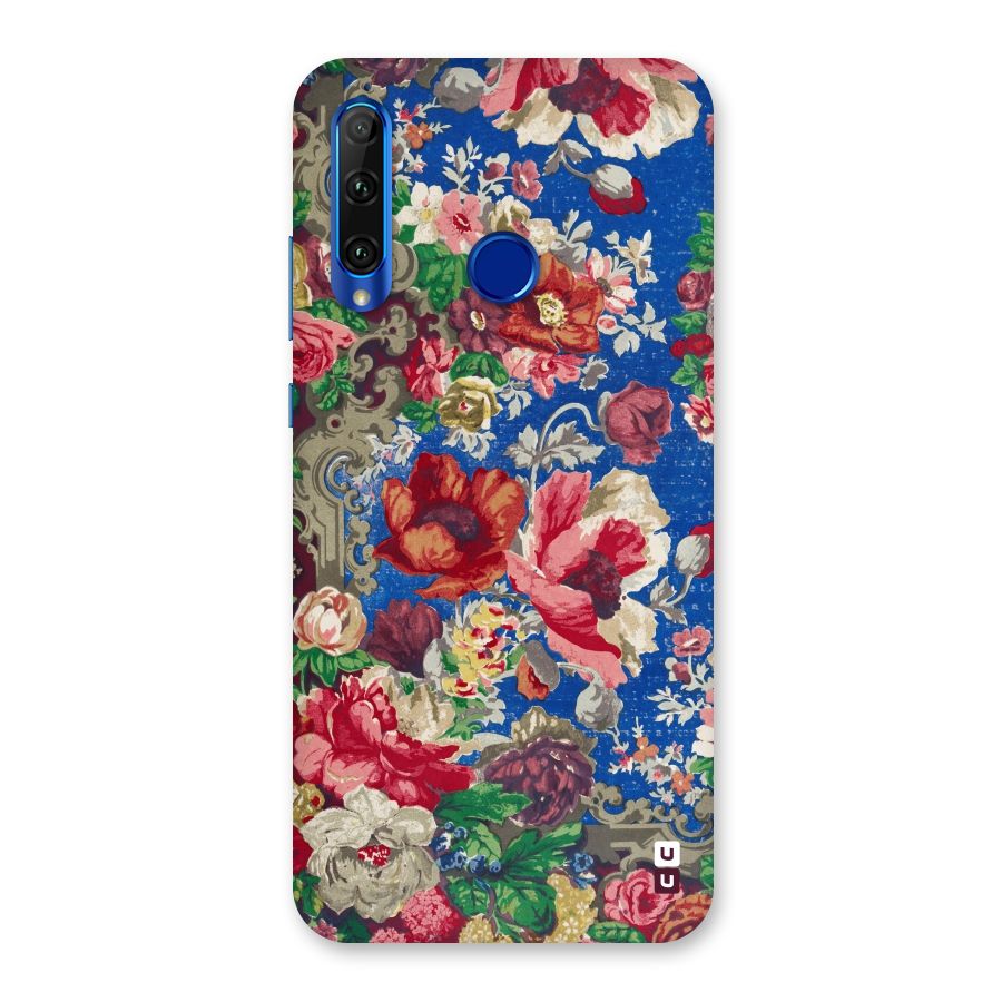 Block Printed Flowers Back Case for Honor 20i
