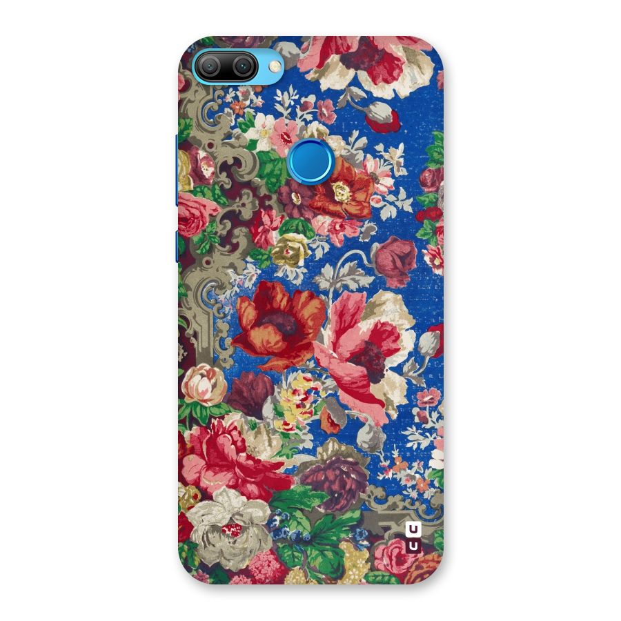 Block Printed Flowers Back Case for Honor 9N