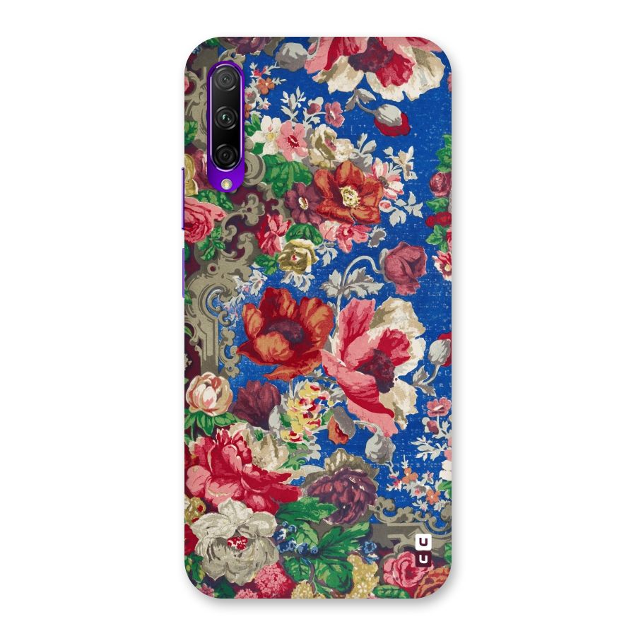 Block Printed Flowers Back Case for Honor 9X Pro