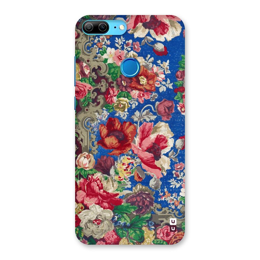Block Printed Flowers Back Case for Honor 9 Lite