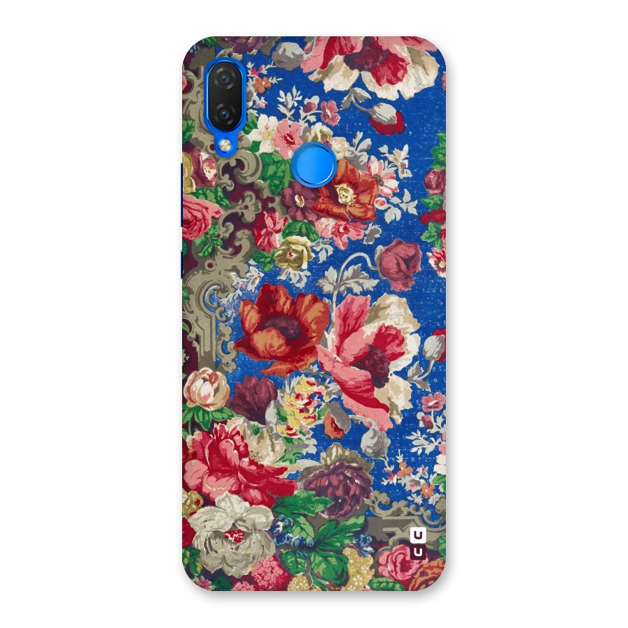Block Printed Flowers Back Case for Huawei P Smart+
