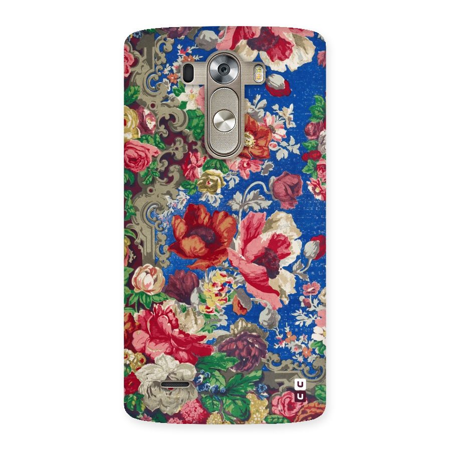 Block Printed Flowers Back Case for LG G3
