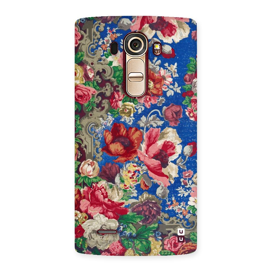 Block Printed Flowers Back Case for LG G4