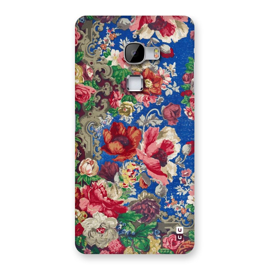 Block Printed Flowers Back Case for LeTv Le Max