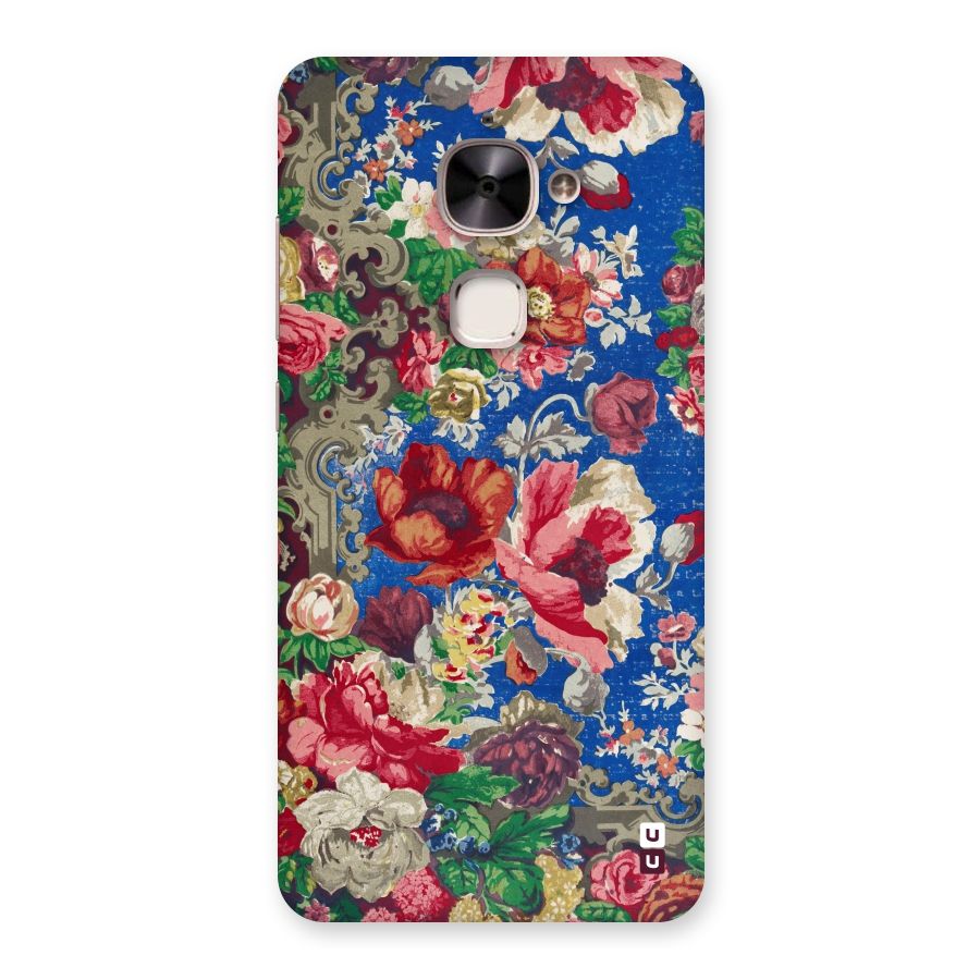 Block Printed Flowers Back Case for Le 2