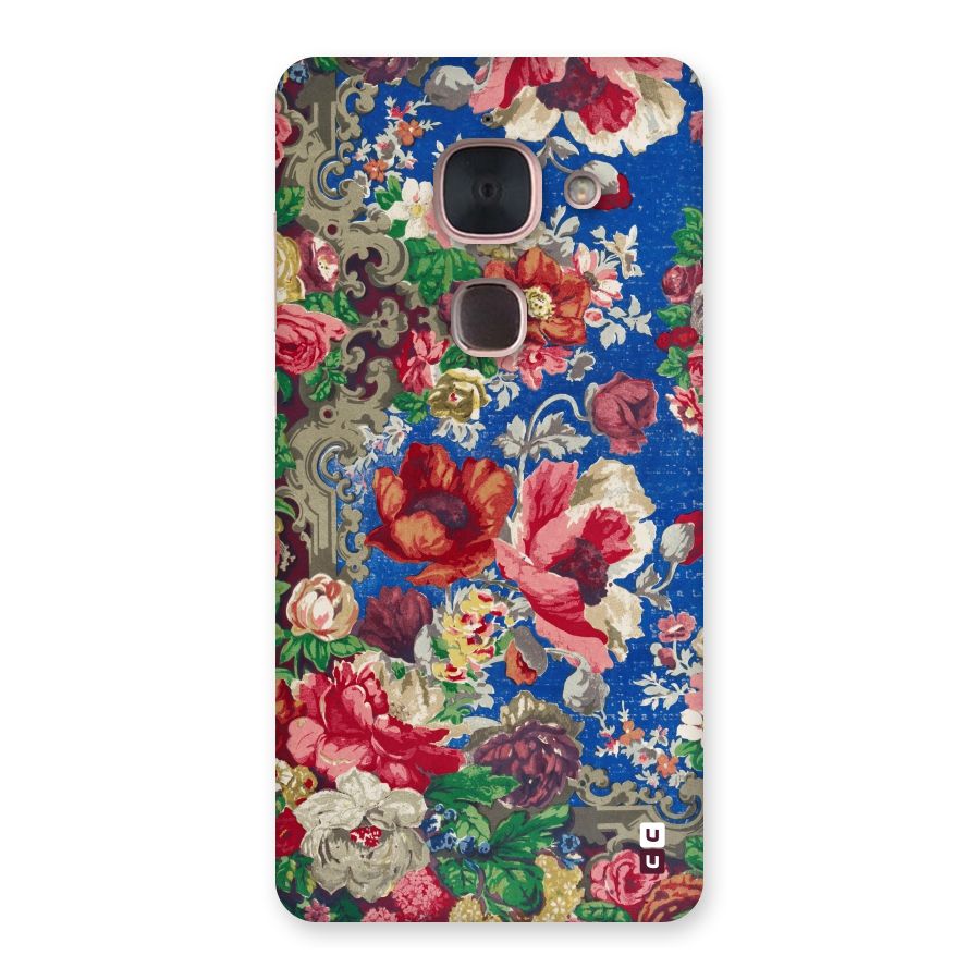 Block Printed Flowers Back Case for Le Max 2