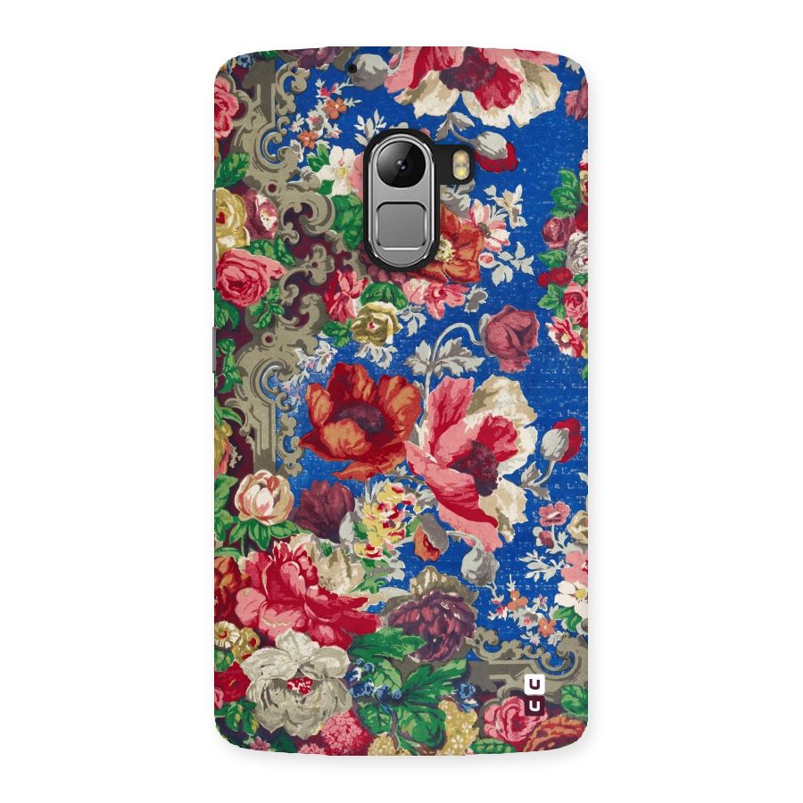 Block Printed Flowers Back Case for Lenovo K4 Note