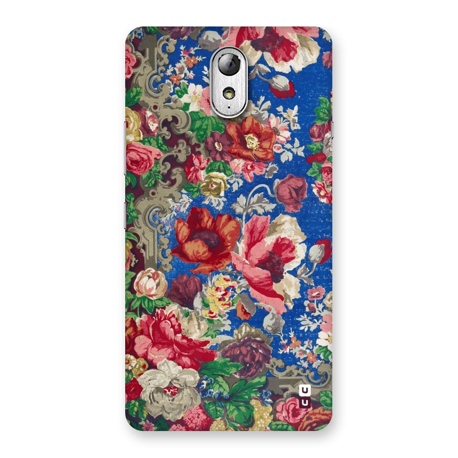 Block Printed Flowers Back Case for Lenovo Vibe P1M