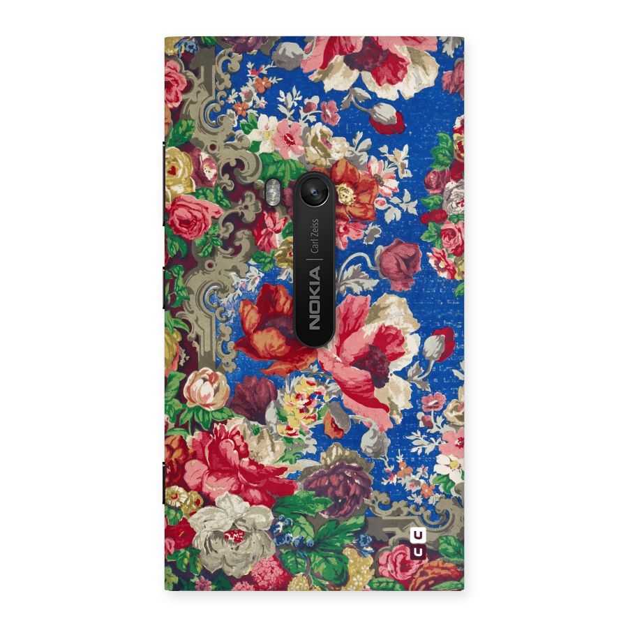 Block Printed Flowers Back Case for Lumia 920