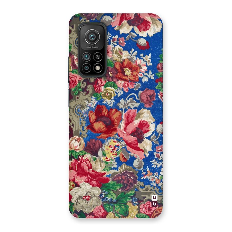 Block Printed Flowers Back Case for Mi 10T Pro 5G